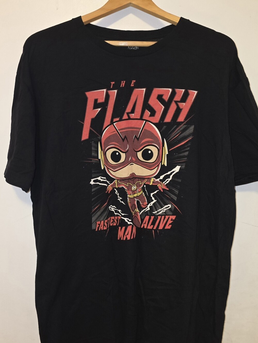 DC Comics Flash Funko Pop T-shirt XL Short Sleeve Black